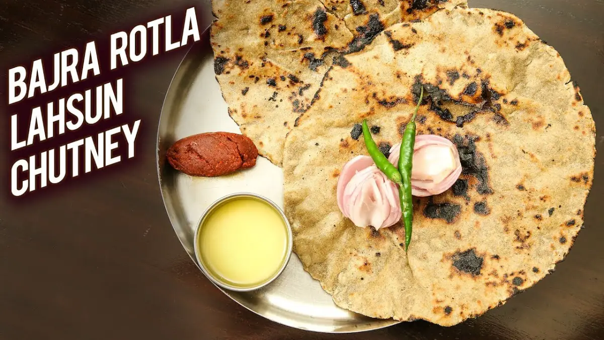 Bajra Roti with Garlic Chutney: The Ultimate Rural Feast