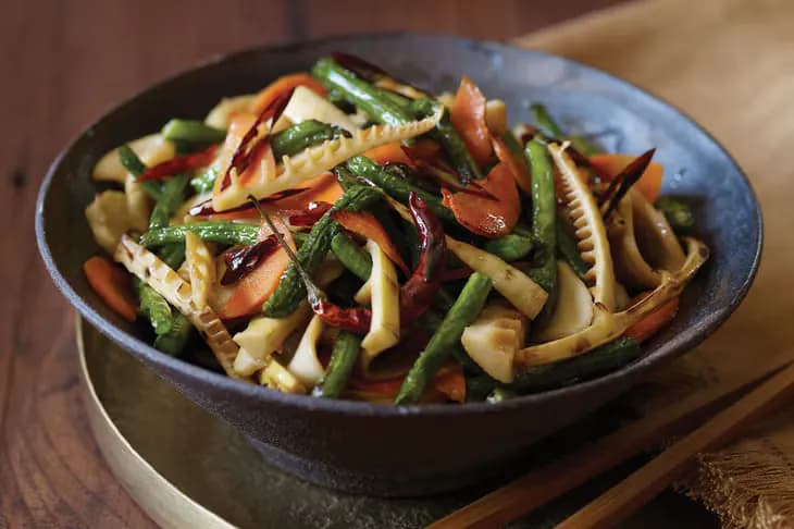 Sikkimese Bamboo Shoot Stir-Fry
